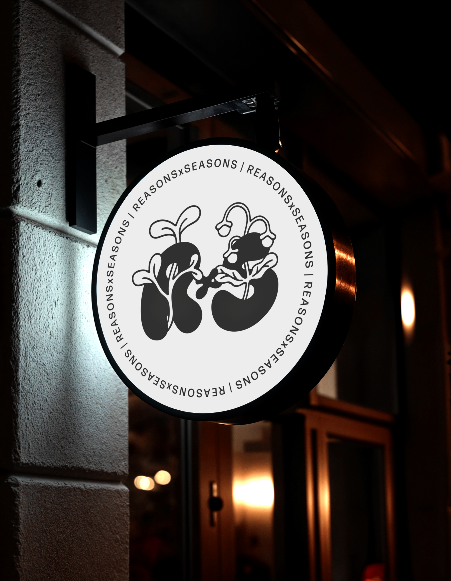 Reasons x Seasons signage